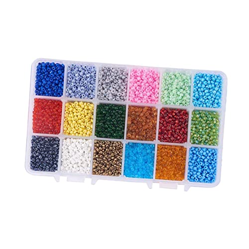 Uonlytech 1 Schachtel Bunte Glasperlen für DIY Armbänder und Handgemachte Schmuckherstellung ca Zufälligen Farben Bastelzubehör für Kreative Projekte Uonlytech 1 Schachtel Bunte Glasperlen für DIY Armbänder und Handgemachte Schmuckherstellung ca Zufälligen Farben Bastelzubehör für Kreative Projekte von Uonlytech