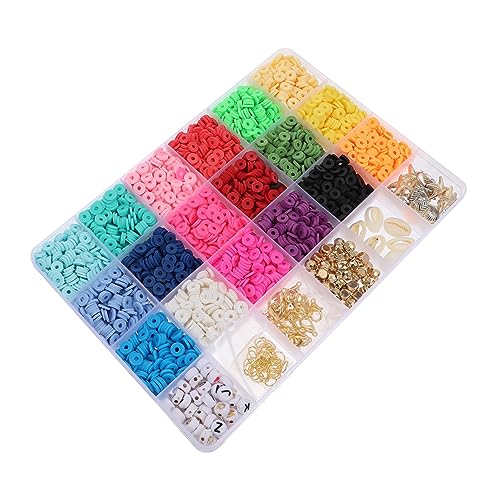 Uonlytech 1 Schachtel Bunte Soft Perlen Set für Diy Schmuckherstellung Armband Spacer Beads Zubehör Teiliges Bastelset für Ketten Ohrringe und Anhänger Uonlytech 1 Schachtel Bunte Soft Perlen Set für Diy Schmuckherstellung Armband Spacer Beads Zubehör Teiliges Bastelset für Ketten Ohrringe und Anhänger von Uonlytech