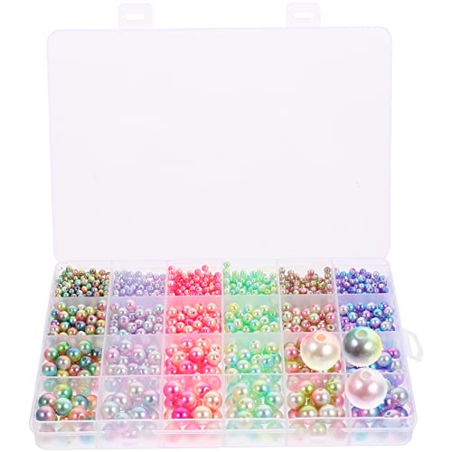 Uonlytech 1 Schachtel Bunte Spacerperlen Set Abs für DIY Schmuckherstellung Set für Armbänder und Kreative Bastelprojekte Uonlytech 1 Schachtel Bunte Spacerperlen Set Abs für DIY Schmuckherstellung Set für Armbänder und Kreative Bastelprojekte von Uonlytech