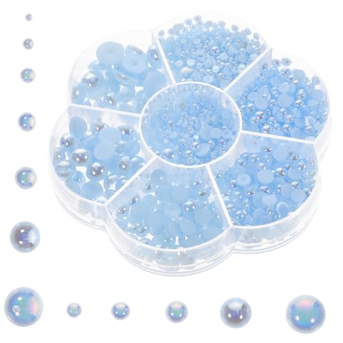 Uonlytech 1 Schachtel Halbrunde Flache DIY Perlen für Haaraccessoires Nagelkunst Schmuck und Kleidung Leichte Sichere Bastelperlen für Mode und Wohnkultur Vielseitig Verwendbar Uonlytech 1 Schachtel Halbrunde Flache DIY Perlen für Haaraccessoires Nagelkunst Schmuck und Kleidung Leichte Sichere Bastelperlen für Mode und Wohnkultur Vielseitig Verwendbar von Uonlytech