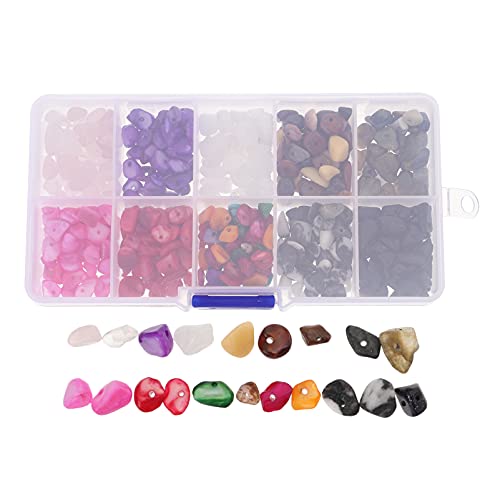 Uonlytech 1 Schachtel Unregelmäßige Naturstein Perlen Set für Diy Schmuckherstellung Fächer Box mit Hochwertigem Wasserdichtem Material für Kreative Bastelprojekte Uonlytech 1 Schachtel Unregelmäßige Naturstein Perlen Set für Diy Schmuckherstellung Fächer Box mit Hochwertigem Wasserdichtem Material für Kreative Bastelprojekte von Uonlytech