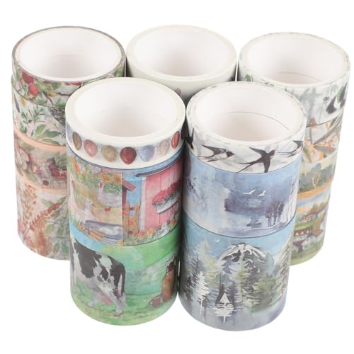 Uonlytech 1 Schachtel Vintage Washi Tape Teiliges für Scrapbooking Journaling und Diy Projekte Dekorative Klebebänder mit Nostalgischen Designs für Bastelarbeiten Uonlytech 1 Schachtel Vintage Washi Tape Teiliges für Scrapbooking Journaling und Diy Projekte Dekorative Klebebänder mit Nostalgischen Designs für Bastelarbeiten von Uonlytech