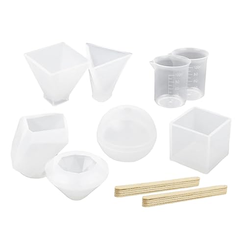 Uonlytech 1 Set Epoxid Formenset Formenbau Set Fudge Formen Für Die Herstellung Von Silikonseife Seifenform Transparent Klein Geometrische DIY Formen Schokoladenform 3D Schmuckform Uonlytech 1 Set Epoxid Formenset Formenbau Set Fudge Formen Für Die Herstellung Von Silikonseife Seifenform Transparent Klein Geometrische DIY Formen Schokoladenform 3D Schmuckform von Uonlytech