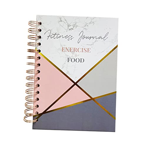 Uonlytech 1 Stück Notizblock für das Gesundheitsmanagement wöchentlich Tagesplaner Notebook Trainieren Übung täglich Workout-Agenda-Notizblock Reisehandbuch Agendaplanung Buch Papier Rosa von Uonlytech