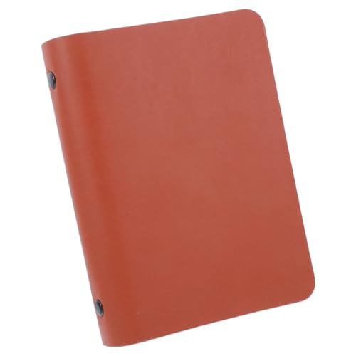Uonlytech 1 Stück PU Leder Notizbuch Planner Nachfüllbares Notepad für Studenten Büro und Schule Komfortables Schreiben und Praktischer Einsatz von Uonlytech