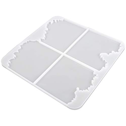 Uonlytech 1 Stück Silikonform für Unregelmäßige Dekoration Diy Epoxidharz Untersetzerform für Tischdekoration Flexibel und Leicht zu Reinigen für Kreative Bastelprojekte Uonlytech 1 Stück Silikonform für Unregelmäßige Dekoration Diy Epoxidharz Untersetzerform für Tischdekoration Flexibel und Leicht zu Reinigen für Kreative Bastelprojekte von Uonlytech