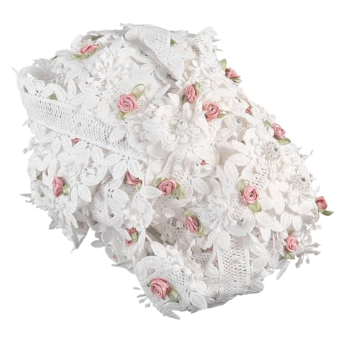 Uonlytech 1 Stück Yards Bestickte Blumen Spitze Streifen Diy Kleidung Zubehör Heimdekoration für Hochzeiten Partys Bastelprojekte Uonlytech 1 Stück Yards Bestickte Blumen Spitze Streifen Diy Kleidung Zubehör Heimdekoration für Hochzeiten Partys Bastelprojekte von Uonlytech