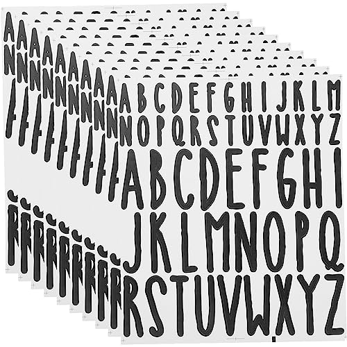Uonlytech 10 Blatt DIY PVC Buchstaben Aufkleber Selbstklebende Alphabet Sticker für Adressbeschriftung Briefkasten Tassen und Mehr Langlebig und Einfach zu Verwenden Uonlytech 10 Blatt DIY PVC Buchstaben Aufkleber Selbstklebende Alphabet Sticker für Adressbeschriftung Briefkasten Tassen und Mehr Langlebig und Einfach zu Verwenden von Uonlytech