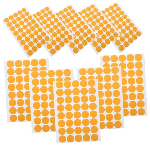 Uonlytech 10 Blatt Farbige Tag -Aufkleber Etiketten Punkt runden DOT -Aufkleber Farbkreisaufkleber Aufkleber zur Farbsortierung Kleine runde Aufkleber Mini -Kreisaufkleber Papier Orange Uonlytech 10 Blatt Farbige Tag -Aufkleber Etiketten Punkt runden DOT -Aufkleber Farbkreisaufkleber Aufkleber zur Farbsortierung Kleine runde Aufkleber Mini -Kreisaufkleber Papier Orange von Uonlytech
