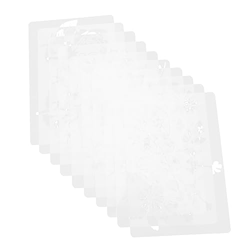 Uonlytech 10 Blatt Teiliges Schablonen Set für Kreative und Zeichenprojekte Wiederverwendbare Malvorlagen für Üben von Zeichenfähigkeiten Kreativität Uonlytech 10 Blatt Teiliges Schablonen Set für Kreative und Zeichenprojekte Wiederverwendbare Malvorlagen für Üben von Zeichenfähigkeiten Kreativität von Uonlytech