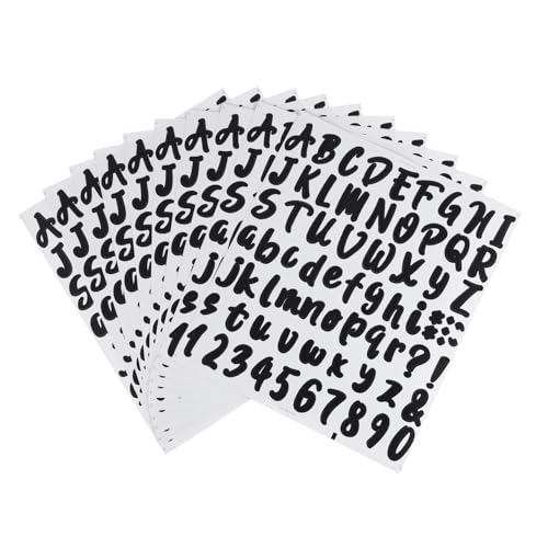 Uonlytech 10 Blatt Teiliges Selbstklebendes Alphabet und Zahlen Sticker Vinyl Wasserfest Ölbeständig Dekorativ für Kinderzimmer Lernatmosphäre Bildungsschilder Uonlytech 10 Blatt Teiliges Selbstklebendes Alphabet und Zahlen Sticker Vinyl Wasserfest Ölbeständig Dekorativ für Kinderzimmer Lernatmosphäre Bildungsschilder von Uonlytech