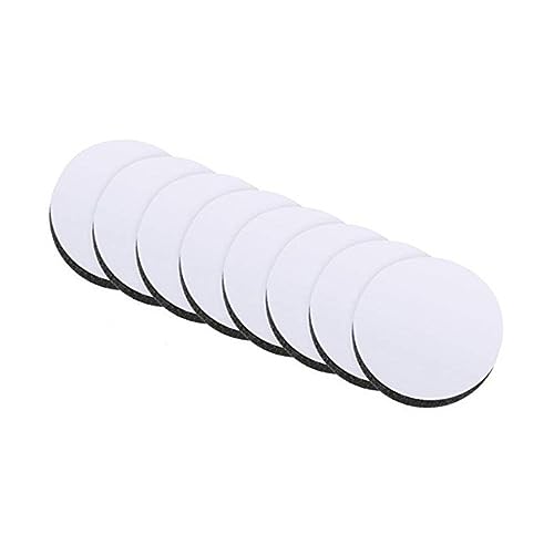 Uonlytech 10 Packungen Selbstklebender Punkte mit selbstklebendem Klebeband Klettverschlusspunkte Montageband Klettband runde Aufkleber Black von Uonlytech