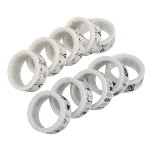 Uonlytech 10 Rollen Taschenband Scrapbook-Zubehör Scrapbooking-Klebeband Aufkleber für Scrapbooking Washi-Tape süß Scrapbook-Washi-Tape Washi-Tape Japanisches Papier Uonlytech 10 Rollen Taschenband Scrapbook-Zubehör Scrapbooking-Klebeband Aufkleber für Scrapbooking Washi-Tape süß Scrapbook-Washi-Tape Washi-Tape Japanisches Papier von Uonlytech
