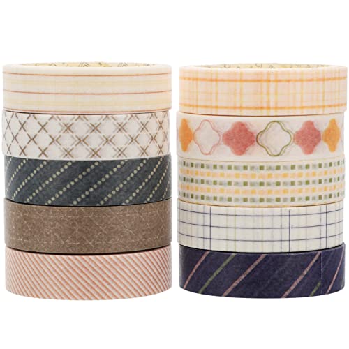 Uonlytech 10 Rollen Washi Tape Set Scrapbook Klebeband Dekoratives Klebeband Zum Verpacken Von Aufklebern Für Scrapbooking Dekoration Dünnes Farbiges Album Scrapbook Masking Tape Uonlytech 10 Rollen Washi Tape Set Scrapbook Klebeband Dekoratives Klebeband Zum Verpacken Von Aufklebern Für Scrapbooking Dekoration Dünnes Farbiges Album Scrapbook Masking Tape von Uonlytech
