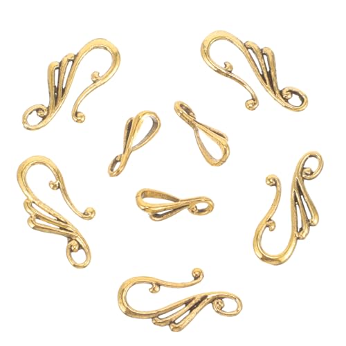 Uonlytech 10 Sätze DIY Toggle Verschlüsse für Ohrringe und Schmuck Vintage Metall Clips für Bastelprojekte für Armbänder Uonlytech 10 Sätze DIY Toggle Verschlüsse für Ohrringe und Schmuck Vintage Metall Clips für Bastelprojekte für Armbänder von Uonlytech