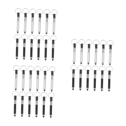 Uonlytech 10 Sätze Touchscreen Kugelschreiber Schlüsselanhänger Bleistift Schlüsselanhänger Bildschirmstifte Schlüsselanhänger Mini Stylus Pins Schlüsselanhänger Für 12 Stück * 10 von Uonlytech