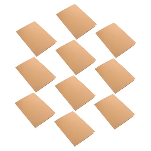 Uonlytech 10 Stück Aktenhalter bürobedarf schulordner Büro Zubehör buro zubehör aktenordner Dateiordner Papiermappen mit Taschen Ordner für Aktenumschläge Umschlagordner Kraftpapier von Uonlytech