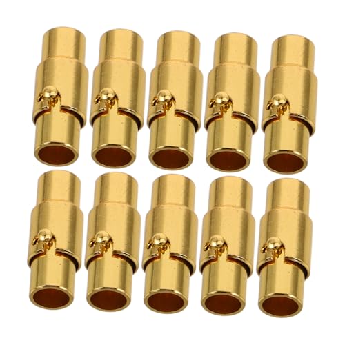 Uonlytech 10 Stück Armbandverschluss Armbandhaken Und -verschlüsse Magnetischer Schmuckverschluss Schließe Anhänger Für Schlüsselanhänger Magnetverschlüsse Kettenverlängerung Kupfer Golden Uonlytech 10 Stück Armbandverschluss Armbandhaken Und -verschlüsse Magnetischer Schmuckverschluss Schließe Anhänger Für Schlüsselanhänger Magnetverschlüsse Kettenverlängerung Kupfer Golden von Uonlytech