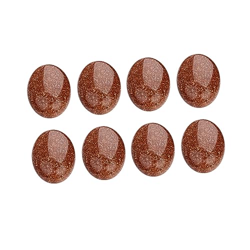 Uonlytech 10 Stück DIY Edelstein Patches Ovaler Stein Aufkleber für Schmuckherstellung Rote Farbvariante für Bastelprojekte und Schmuckdesign von Uonlytech