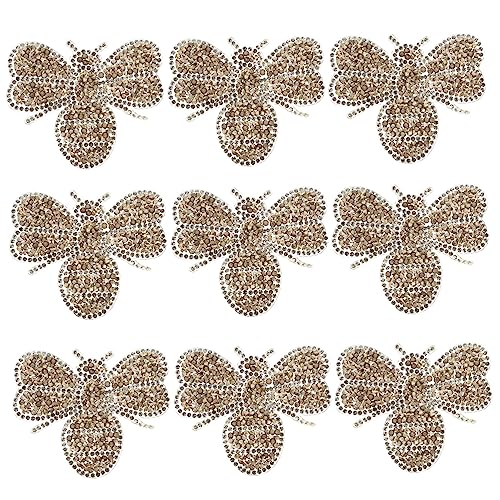 Uonlytech 10 Stück Dekorative Strass Aufnäher Wiederverwendbare Bügel Patches für Kleidung Taschen Hüte Praktische Applikationen für Diy Projekte und Reparaturen Uonlytech 10 Stück Dekorative Strass Aufnäher Wiederverwendbare Bügel Patches für Kleidung Taschen Hüte Praktische Applikationen für Diy Projekte und Reparaturen von Uonlytech