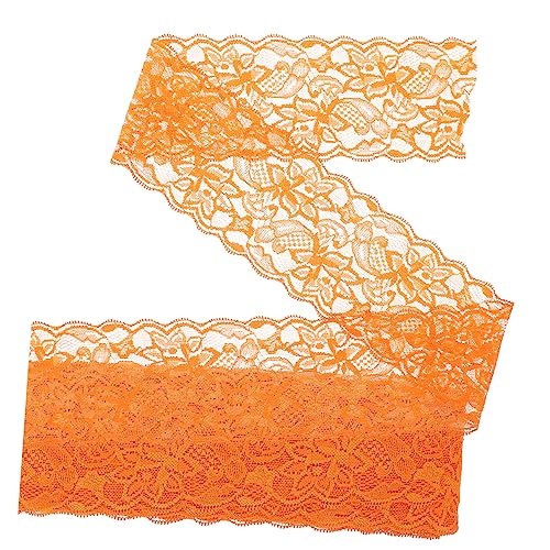 Uonlytech 10 Stück Elastische Spitze Dekorative Spitzenborte für Diy Modeaccessoires und Bekleidungsdekoration für Kleider und Kostüme von Uonlytech