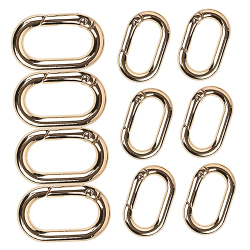 Uonlytech 10 Stück Federschnappclip Für Handtaschen Karabinerhaken Federring Federschnappclip Für Taschen Tragbare Kletterschnallen Herstellung Von Federverschlüssen Rostfreier Uonlytech 10 Stück Federschnappclip Für Handtaschen Karabinerhaken Federring Federschnappclip Für Taschen Tragbare Kletterschnallen Herstellung Von Federverschlüssen Rostfreier von Uonlytech