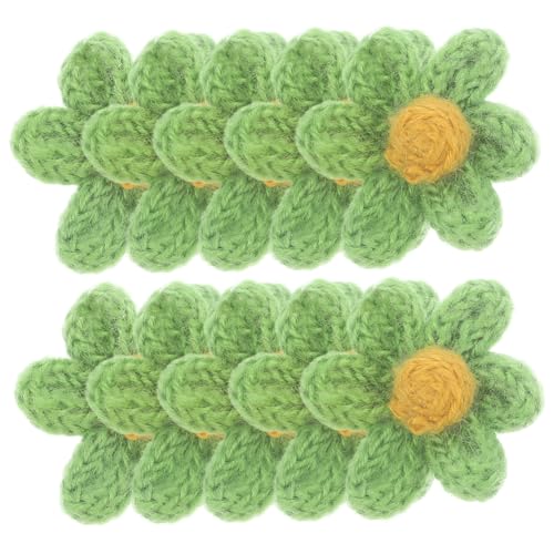 Uonlytech 10 Stück Garn Blumen Aufnäher Blumen Applikation Nähflicken Blau Bestickte Dekorative Aufnäher Rosen Aufnäher Für Kleidung Stickerei Aufnäher Verzierungen Nähprodukte von Uonlytech