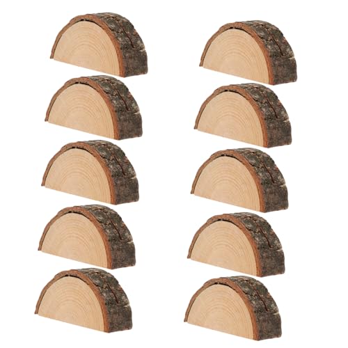 Uonlytech 10 Stück Halbkreis-kartensteckplatz Kartenhalter Visitenkarteninhaber Karten Stehen Notizständer Halter Für Fotoclips Basis Für Visitenkarten Desktop-fotoständer Platzanzeige Holz Uonlytech 10 Stück Halbkreis-kartensteckplatz Kartenhalter Visitenkarteninhaber Karten Stehen Notizständer Halter Für Fotoclips Basis Für Visitenkarten Desktop-fotoständer Platzanzeige Holz von Uonlytech