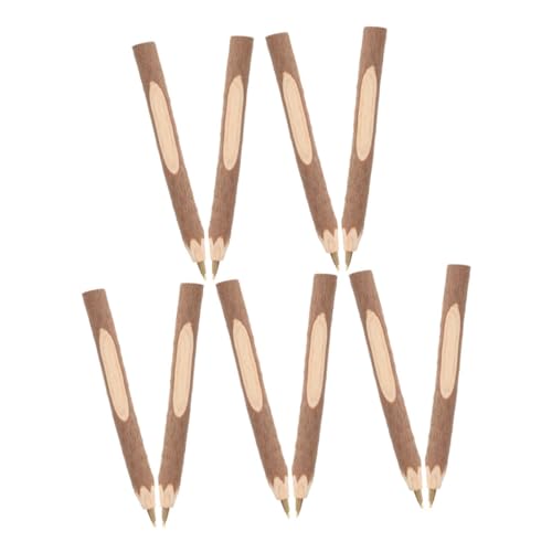 Uonlytech 10 Stück Holz Kugelschreiber Teilig Leichte und Stilvolle Schreibgeräte mit Ergonomischem Griff für Büro und Alltag für Flüssiges Schreiben und Unterwegs Uonlytech 10 Stück Holz Kugelschreiber Teilig Leichte und Stilvolle Schreibgeräte mit Ergonomischem Griff für Büro und Alltag für Flüssiges Schreiben und Unterwegs von Uonlytech