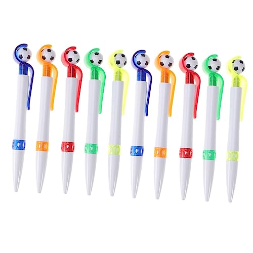 Uonlytech 10 Stück Kreative Fußball Kugelschreiber Einziehbare Ballpoint Pens für Schule Büro und Zuhause mit Niedlichem Fußball Design Farben Zufällig Zufällige Farbe Zufällige Farbe Uonlytech 10 Stück Kreative Fußball Kugelschreiber Einziehbare Ballpoint Pens für Schule Büro und Zuhause mit Niedlichem Fußball Design Farben Zufällig Zufällige Farbe Zufällige Farbe von Uonlytech