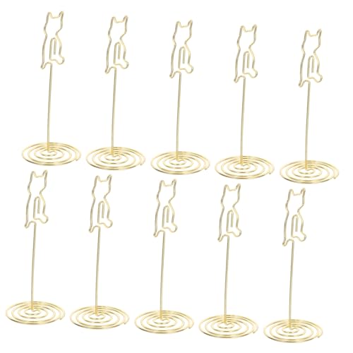 Uonlytech 10 Stück Metall-notizhalter mit Starkem Griff Stabiler Tischkartenhalter für Büro und Hochzeit Vielseitiger Memo-clip für Restaurant Party und Effektive Nachrichtenübermittlung Uonlytech 10 Stück Metall-notizhalter mit Starkem Griff Stabiler Tischkartenhalter für Büro und Hochzeit Vielseitiger Memo-clip für Restaurant Party und Effektive Nachrichtenübermittlung von Uonlytech