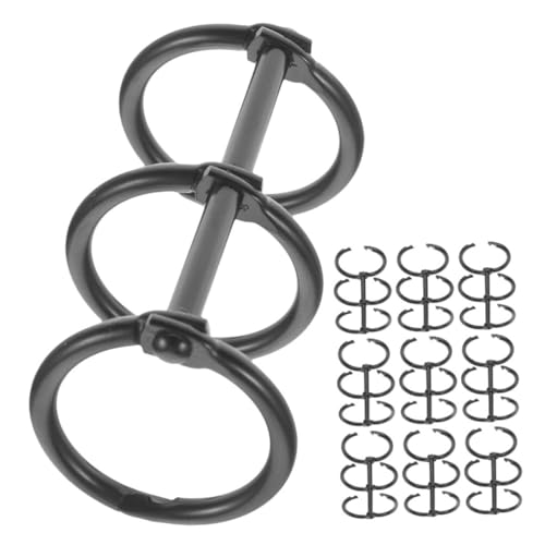 Uonlytech 10 Stück Metallschnalle extra Clips Scrapbooking Büroklammern klein aktenordner Buchring aus Legierung DIY-Notizblockring Ordnerringe Schreibwaren Bücherringe Black Uonlytech 10 Stück Metallschnalle extra Clips Scrapbooking Büroklammern klein aktenordner Buchring aus Legierung DIY-Notizblockring Ordnerringe Schreibwaren Bücherringe Black von Uonlytech