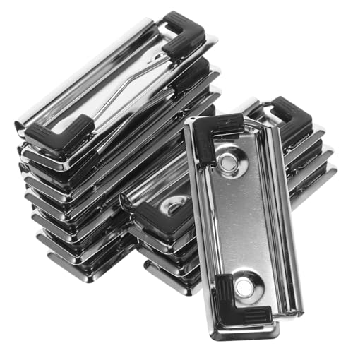Uonlytech 10 Stück Montierbare Klemmbrett Clips aus Starke Dokumentenhalter für Schule und Büro für Schreibwaren und Bastelprojekte Leicht und Tragbar Uonlytech 10 Stück Montierbare Klemmbrett Clips aus Starke Dokumentenhalter für Schule und Büro für Schreibwaren und Bastelprojekte Leicht und Tragbar von Uonlytech