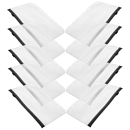 Uonlytech 10 Stück PVC Zipper Beutel für Ordner Transparente Organizer Taschen mit Reißverschluss Leicht Robust für Büro Schule und Dokumentenablage Uonlytech 10 Stück PVC Zipper Beutel für Ordner Transparente Organizer Taschen mit Reißverschluss Leicht Robust für Büro Schule und Dokumentenablage von Uonlytech