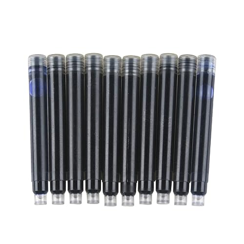 Uonlytech 10 Stück Pack Nachfüllpatronen für Füllfederhalter Blaue Innendurchmesser Schnelltrocknend für Reibungsloses Schreiben Uonlytech 10 Stück Pack Nachfüllpatronen für Füllfederhalter Blaue Innendurchmesser Schnelltrocknend für Reibungsloses Schreiben von Uonlytech