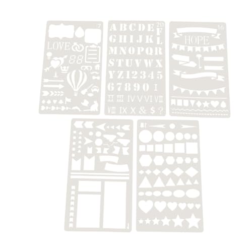 Uonlytech 10 Stück Schablonen für Zeichnungen Diy Malvorlagen für Scrapbooking und Bastelprojekte Wiederverwendbar und Hochwertigem Material Gefertigt Uonlytech 10 Stück Schablonen für Zeichnungen Diy Malvorlagen für Scrapbooking und Bastelprojekte Wiederverwendbar und Hochwertigem Material Gefertigt von Uonlytech