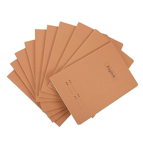 Uonlytech 10 Stück Schüler Übungshefte Englisch Notizbücher Flach Liegend für Schreibübungen Praktische Schulmaterialien Leicht und Tragbar Uonlytech 10 Stück Schüler Übungshefte Englisch Notizbücher Flach Liegend für Schreibübungen Praktische Schulmaterialien Leicht und Tragbar von Uonlytech