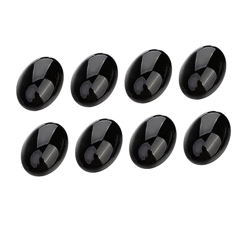 Uonlytech 10 Stück Schwarze Edelstein Accessoires Schmuck Zeit Accessoires Ovale Stein Cabochons Erdfarbene Edelsteine Edelstein Patch Stein Patch Cabochon DIY Zeitstein Uonlytech 10 Stück Schwarze Edelstein Accessoires Schmuck Zeit Accessoires Ovale Stein Cabochons Erdfarbene Edelsteine Edelstein Patch Stein Patch Cabochon DIY Zeitstein von Uonlytech