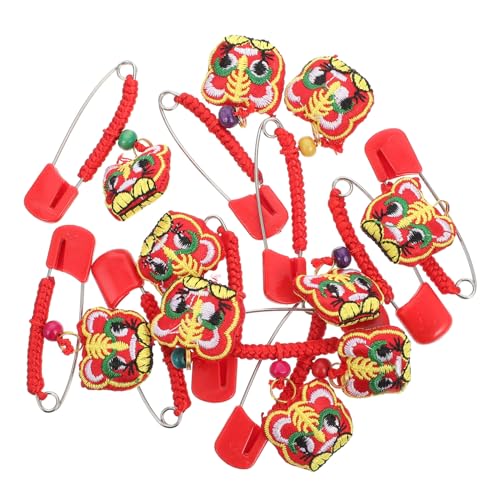 Uonlytech 10 Stück Sicherheitsnadeln für Multifunktionale Sicherheitsnadeln mit Tiger Charms für Babywindeln und Bekleidungsdekoration Robust und Langlebig Sicher und Einfach Uonlytech 10 Stück Sicherheitsnadeln für Multifunktionale Sicherheitsnadeln mit Tiger Charms für Babywindeln und Bekleidungsdekoration Robust und Langlebig Sicher und Einfach von Uonlytech