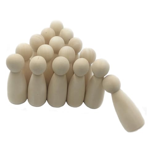 Uonlytech 10 Stück Teiliges Diy Holzfiguren zum Bemalen Natürliche Holzpuppen für Kinderhandwerk Hochzeitstorten Dekoration und Bastelprojekte Uonlytech 10 Stück Teiliges Diy Holzfiguren zum Bemalen Natürliche Holzpuppen für Kinderhandwerk Hochzeitstorten Dekoration und Bastelprojekte von Uonlytech