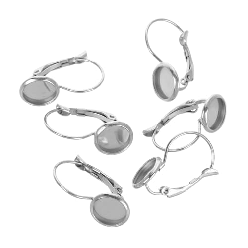 Uonlytech 10 Stück Teiliges Edelstahl Ohrhaken Durchmesser mit Anhängerfassung für Ohrring Selber Machen DIY Schmuckzubehör Modisch Vielseitig und Elegant Uonlytech 10 Stück Teiliges Edelstahl Ohrhaken Durchmesser mit Anhängerfassung für Ohrring Selber Machen DIY Schmuckzubehör Modisch Vielseitig und Elegant von Uonlytech