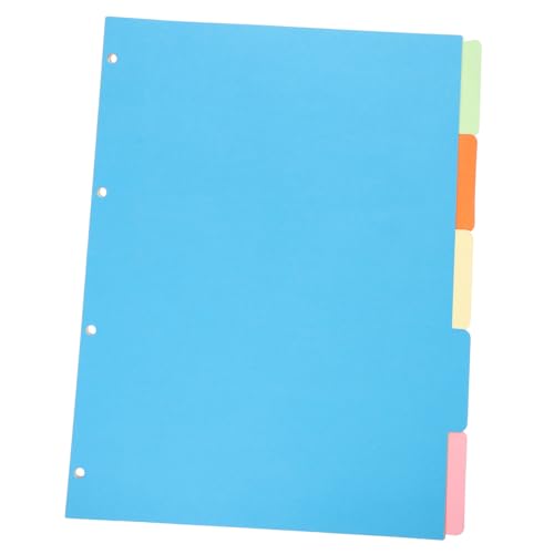 Uonlytech 10 Stück Teiliges Farbige Binder Trennblätter mit Registertabs Stabile zum Organisieren von Notizbüchern Planern und Schnellheftern für Büro und Schule Uonlytech 10 Stück Teiliges Farbige Binder Trennblätter mit Registertabs Stabile zum Organisieren von Notizbüchern Planern und Schnellheftern für Büro und Schule von Uonlytech