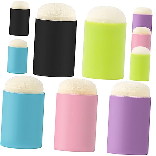Uonlytech 10 Stück Teiliges Finger Schwamm für Waschbare Dauber mit Farben DIY Stempel und Malschwämme für Basteln Malen Stempeln und Kreative Uonlytech 10 Stück Teiliges Finger Schwamm für Waschbare Dauber mit Farben DIY Stempel und Malschwämme für Basteln Malen Stempeln und Kreative von Uonlytech