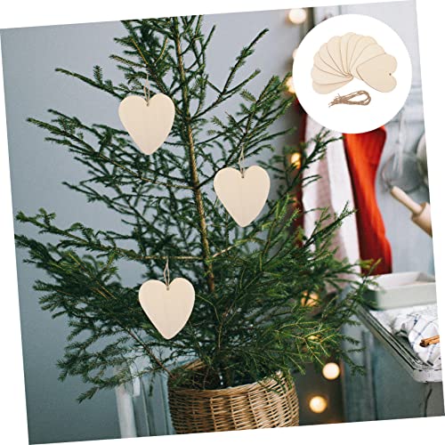 Uonlytech 10 Stück Teiliges Herzförmige Holzscheiben Anhänger Hochwertigem Holz DIY Bastelchips mit Glatter Oberfläche Bemalen und Dekorieren für Valentinstag und Geschenke Uonlytech 10 Stück Teiliges Herzförmige Holzscheiben Anhänger Hochwertigem Holz DIY Bastelchips mit Glatter Oberfläche Bemalen und Dekorieren für Valentinstag und Geschenke von Uonlytech