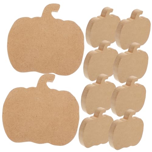 Uonlytech 10 Stück Teiliges Holz Pumpkin Dekorationen Unfertige Kürbis Form Holztafeln Selbststehende Diy Bastelzuschnitte für Halloween Tischdekoration Uonlytech 10 Stück Teiliges Holz Pumpkin Dekorationen Unfertige Kürbis Form Holztafeln Selbststehende Diy Bastelzuschnitte für Halloween Tischdekoration von Uonlytech