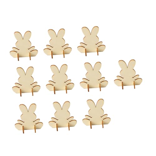 Uonlytech 10 Stück Teiliges Holzhasen Deko DIY Osterbasteln mit Natürlichen Holzscheiben Süße Kaninchenform für Heim und Partydekoration Kinderfreundlich Warmes für Wohnzimmer und Geschäft Uonlytech 10 Stück Teiliges Holzhasen Deko DIY Osterbasteln mit Natürlichen Holzscheiben Süße Kaninchenform für Heim und Partydekoration Kinderfreundlich Warmes für Wohnzimmer und Geschäft von Uonlytech