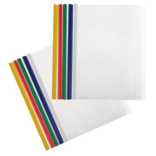 Uonlytech 10 Stück Teiliges Kunststoff Dokumentenmappe mit Schiebestange Robuster und Tragbarer Portfolio Ordner für Bürobedarf Praktische und Transparente Abheftmappe für Dokumente Uonlytech 10 Stück Teiliges Kunststoff Dokumentenmappe mit Schiebestange Robuster und Tragbarer Portfolio Ordner für Bürobedarf Praktische und Transparente Abheftmappe für Dokumente von Uonlytech