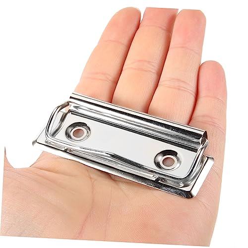 Uonlytech 10 Stück Teiliges Metall Klemmbrett Clips mit Nieten Starke Dokumentenhalter für Büro und Schule Langlebige Schreibtafel Klammern Leicht und Praktisch für Memo und Papierfixierung Uonlytech 10 Stück Teiliges Metall Klemmbrett Clips mit Nieten Starke Dokumentenhalter für Büro und Schule Langlebige Schreibtafel Klammern Leicht und Praktisch für Memo und Papierfixierung von Uonlytech