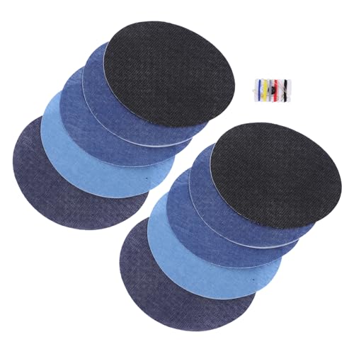 Uonlytech 10 Stück Teiliges Ovale Denim Bügelflicken mit Nähset Strapazierfähige Jeansstoff Patches zum Aufbügeln und Aufnähen Weicher Dicker Stoff zur Reparatur und Dekoration von Kleidung Uonlytech 10 Stück Teiliges Ovale Denim Bügelflicken mit Nähset Strapazierfähige Jeansstoff Patches zum Aufbügeln und Aufnähen Weicher Dicker Stoff zur Reparatur und Dekoration von Kleidung von Uonlytech