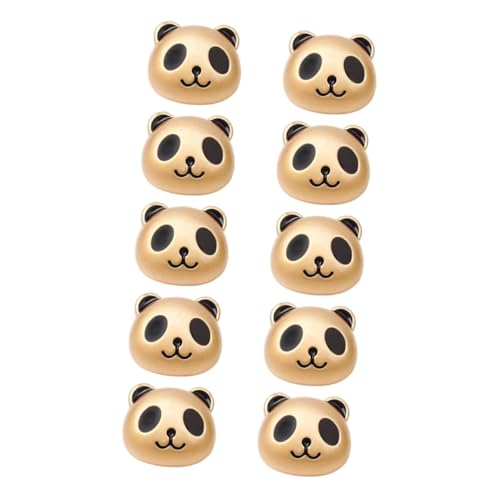 Uonlytech 10 Stück Teiliges Panda Schmuckherstellungsset aus Legiertem Material Runde Schmuckperlen mit Glatter Oberfläche für DIY Haar und Schlüsselanhänger Kindgerechtes Bastelzubehör für Uonlytech 10 Stück Teiliges Panda Schmuckherstellungsset aus Legiertem Material Runde Schmuckperlen mit Glatter Oberfläche für DIY Haar und Schlüsselanhänger Kindgerechtes Bastelzubehör für von Uonlytech